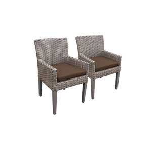 Resin Wicker Patio Dining Chairs You'll Love in 2021 | Wayfair